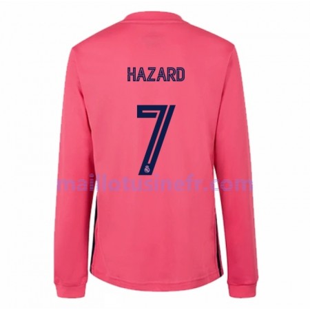Maillot de Foot Real Madrid Eden Hazard 7 Extérieur 2020-21 Manches Longues Maillot de Foot Real Madrid Eden Hazard 7 Extérieur 2020-21 Manches Longues